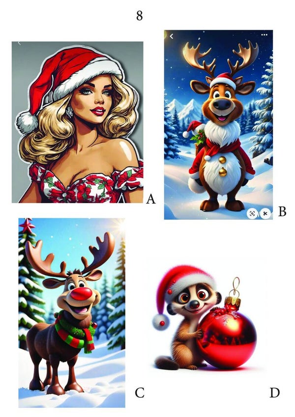 Kerst Popart 8