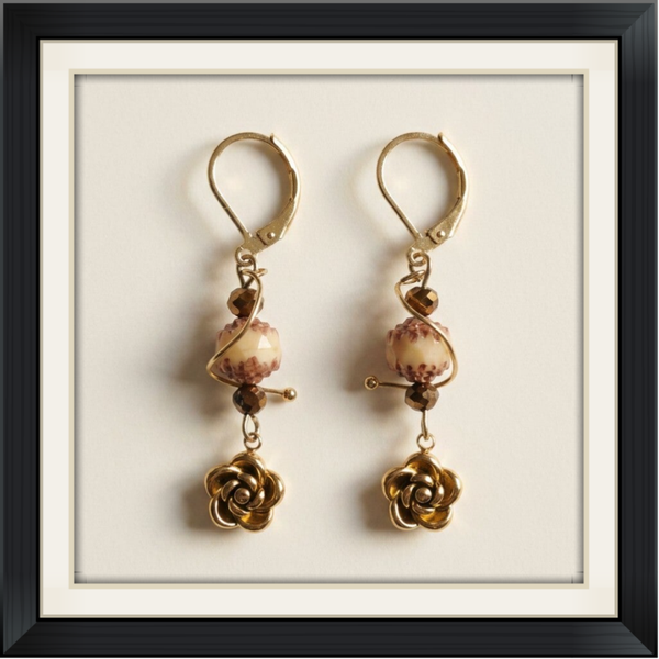 Boucles d'oreilles Rosée du matin