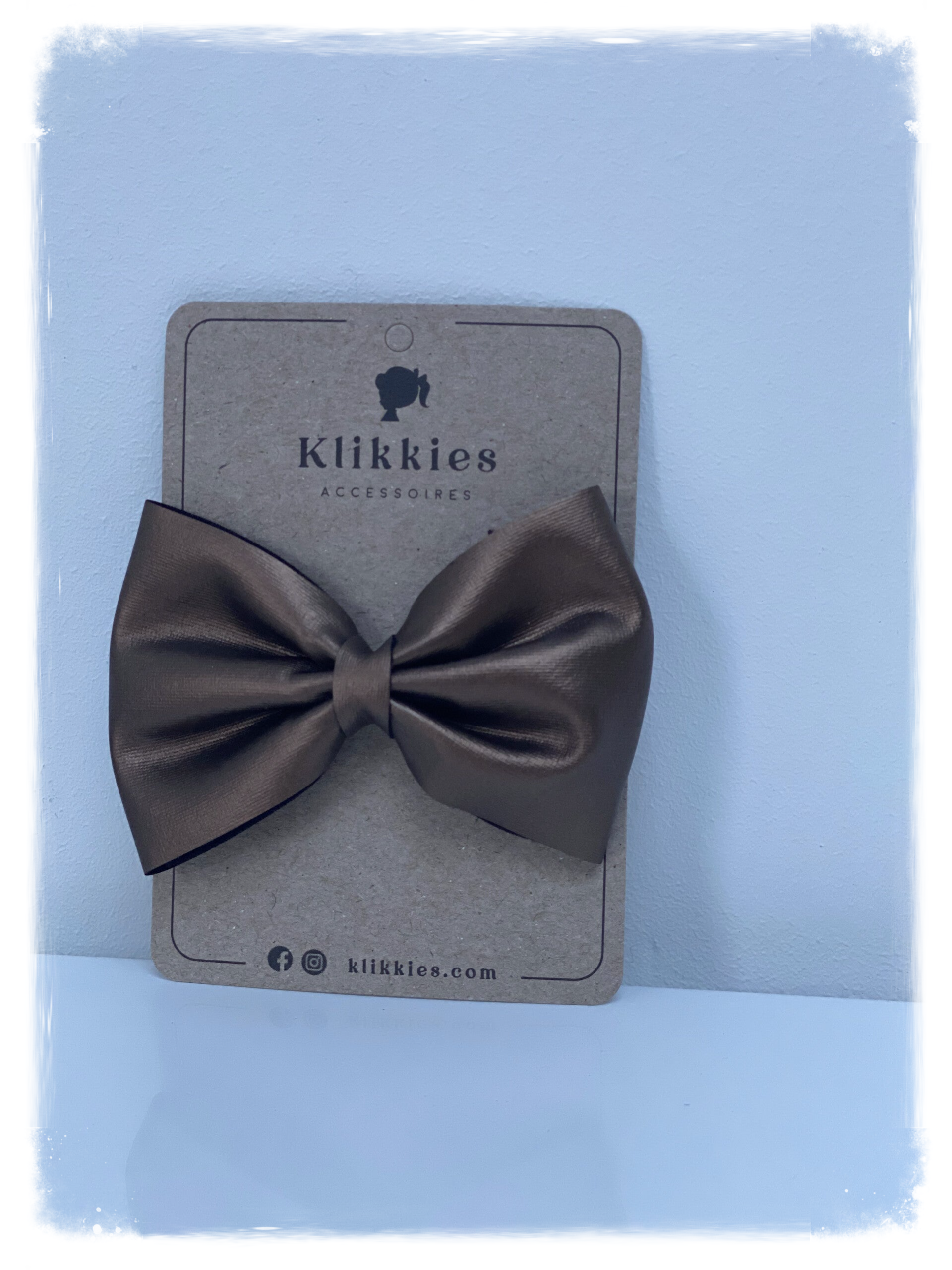 Klikkies - strik donkerbruin