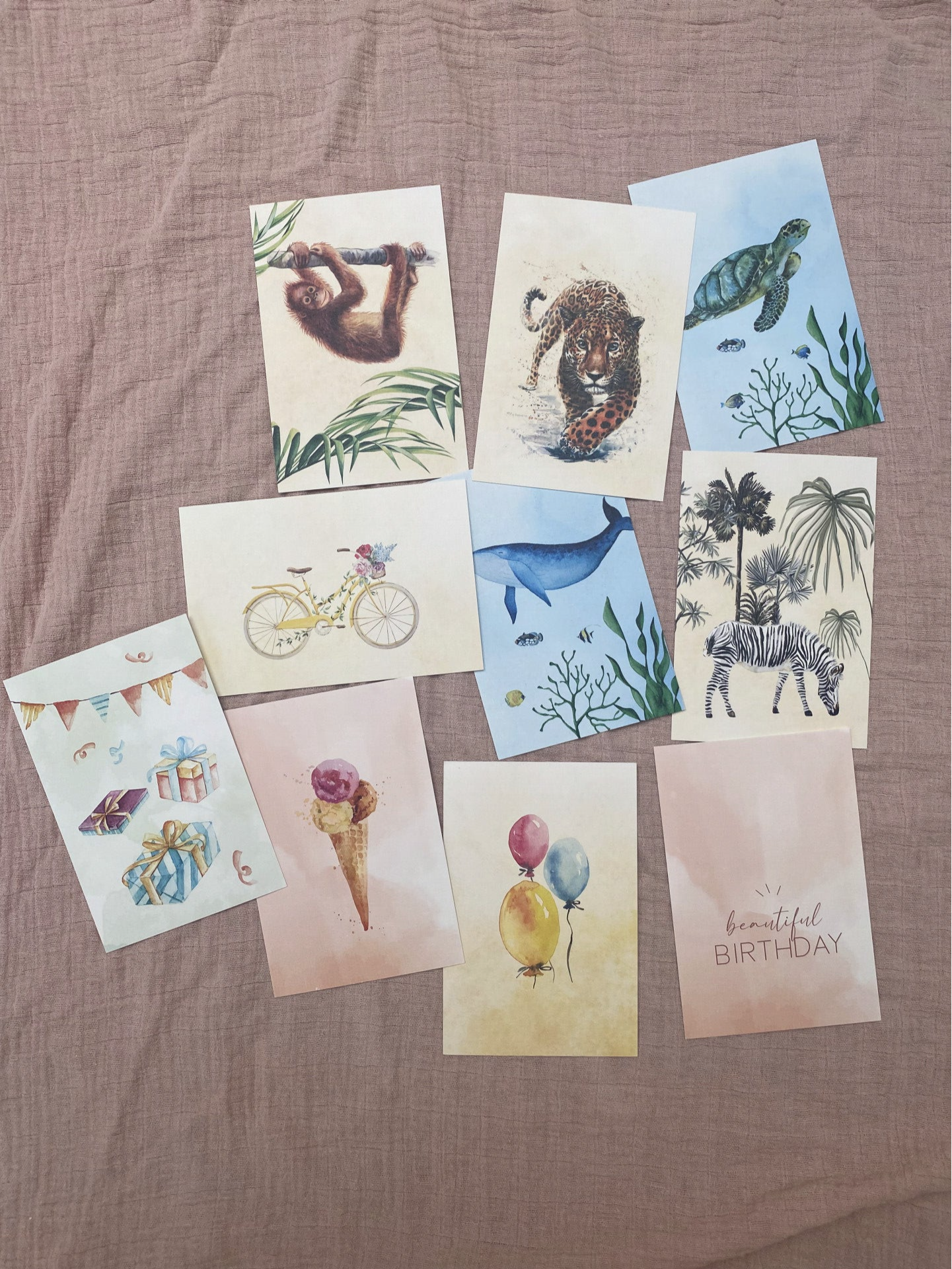 Kinderkaartenset van 10