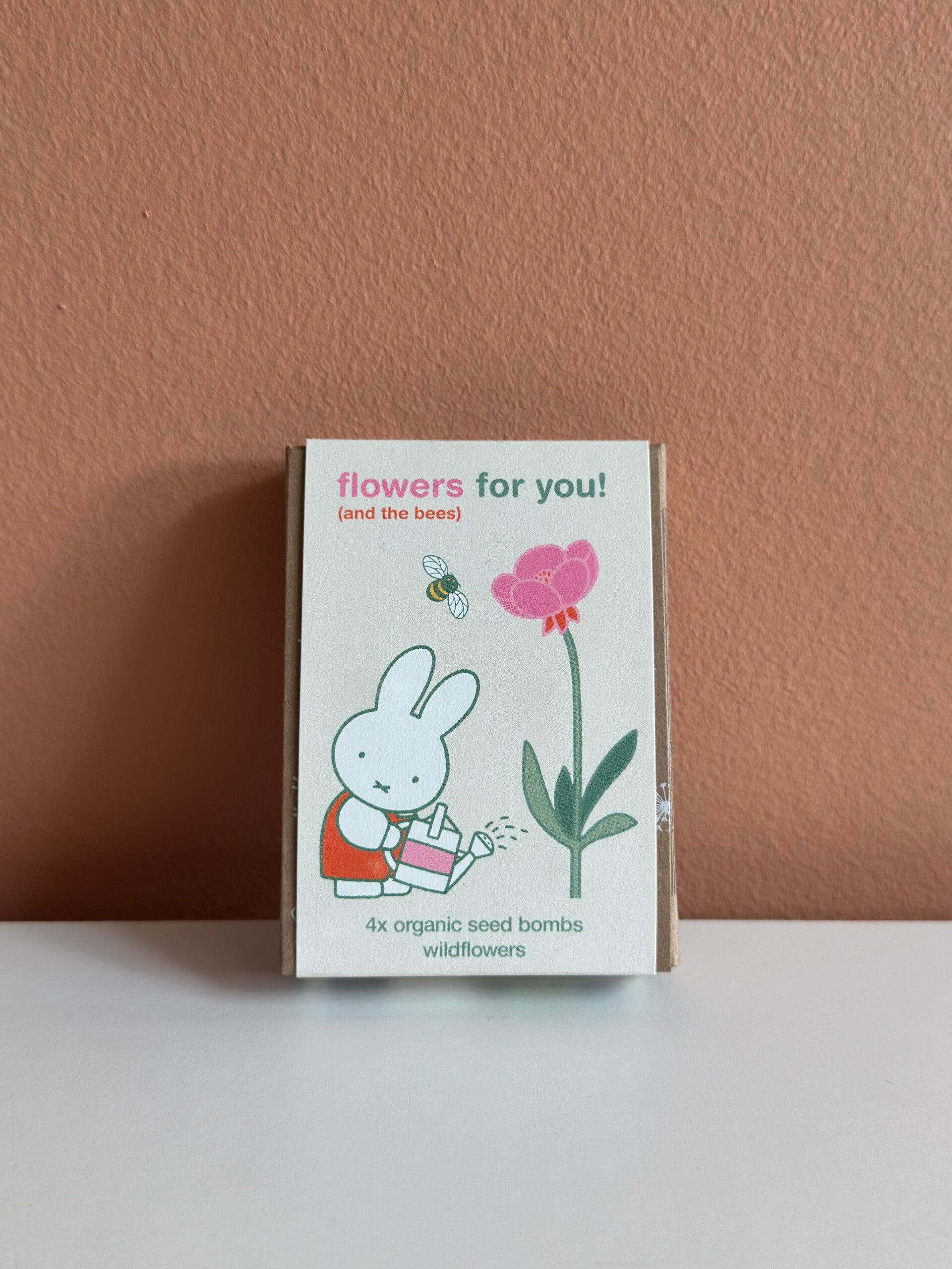 Nijntje giftbox meisje mini met 4 zaadbommetjes - flowers for you