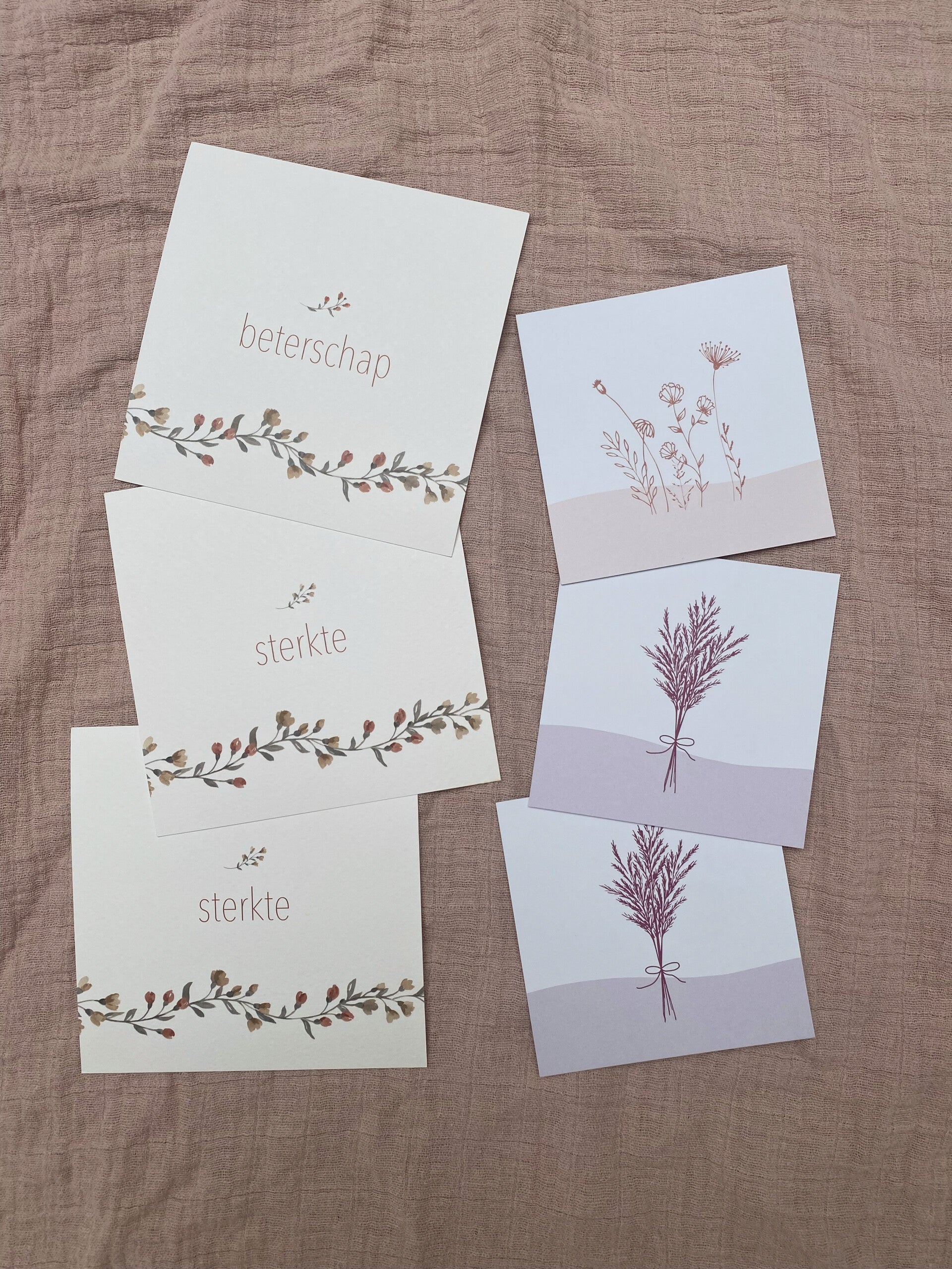 Bundel van 6 kaarten