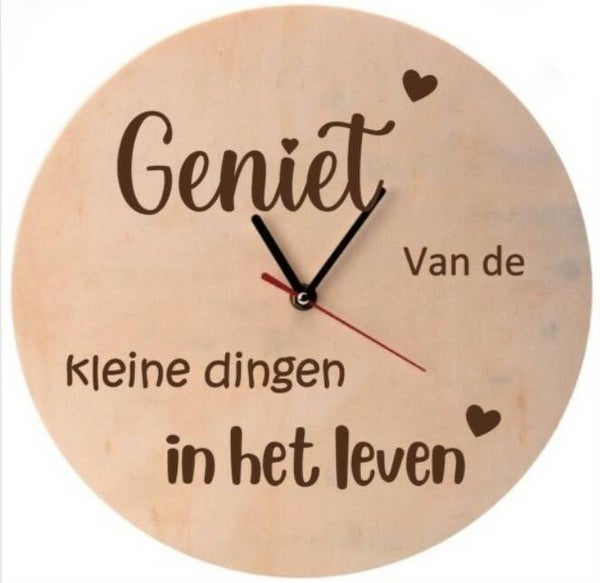 Klok - Genieten