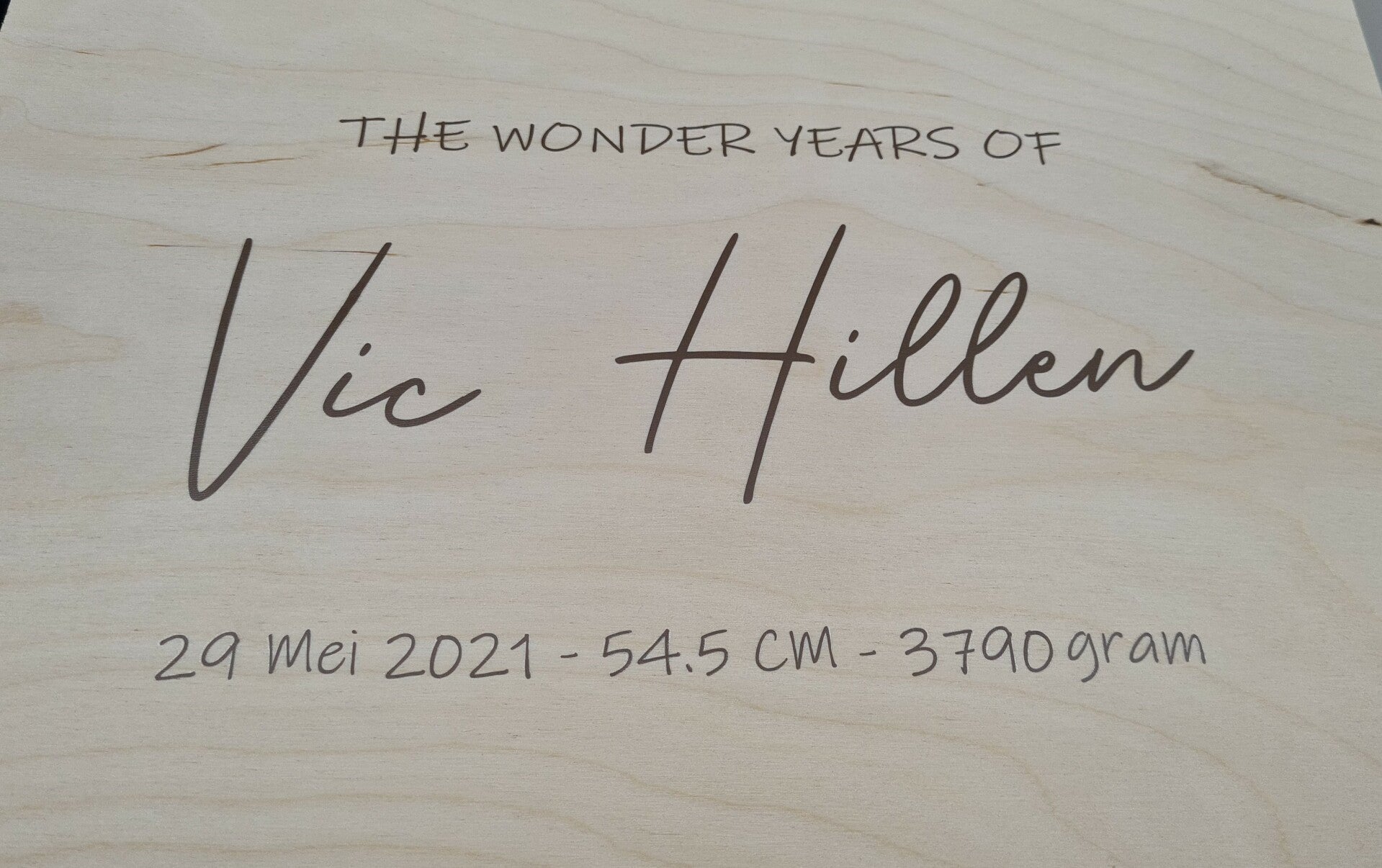 Herinneringsdoos met naam