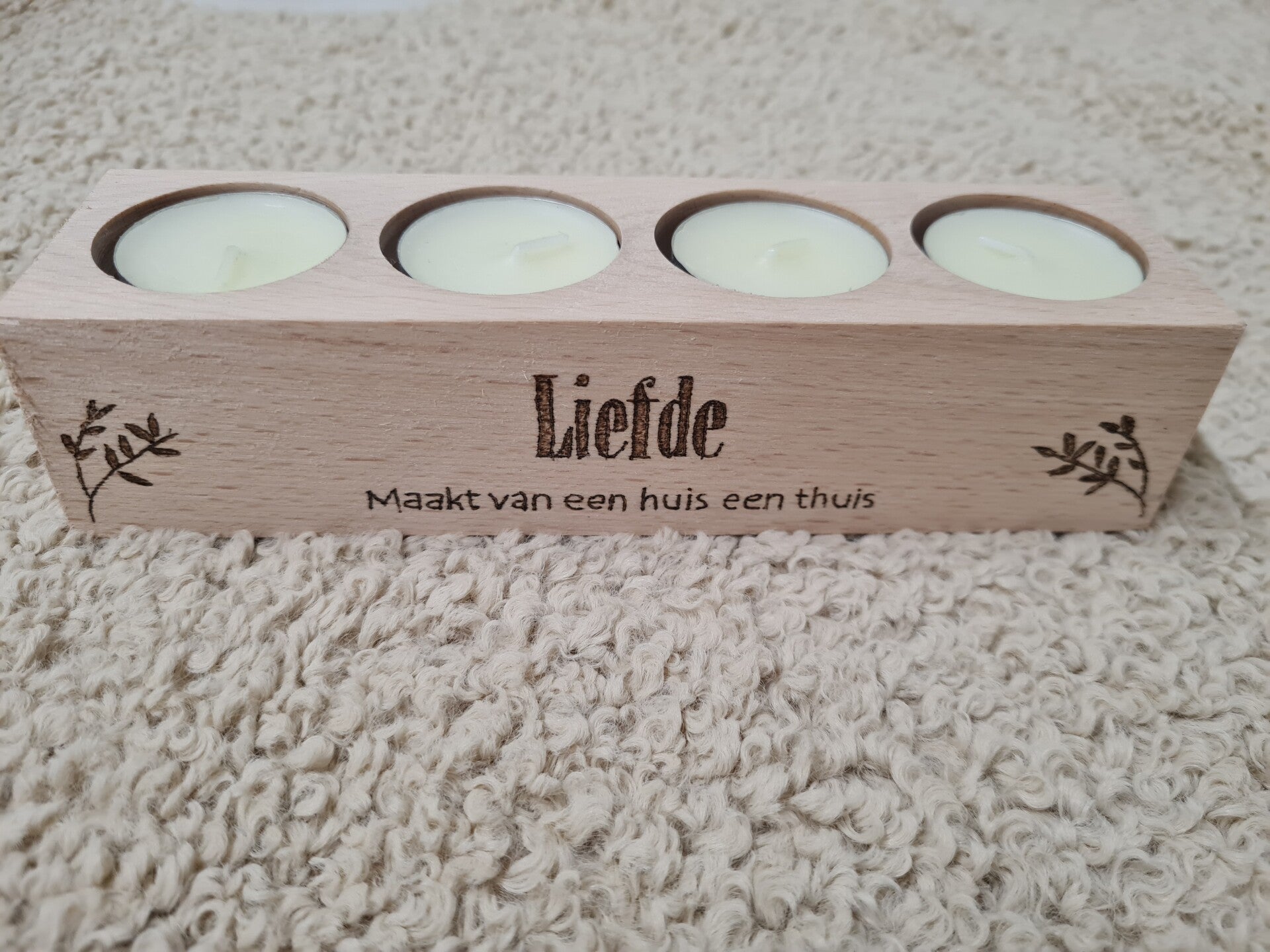 Theelichthouder 4 theelichtjes