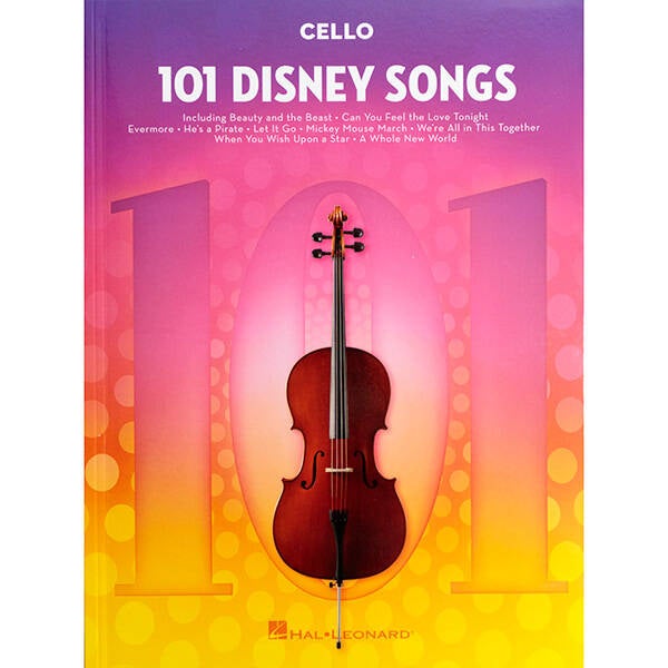 101 Disney Songs for Cello Bladmuziek Hal Leonard