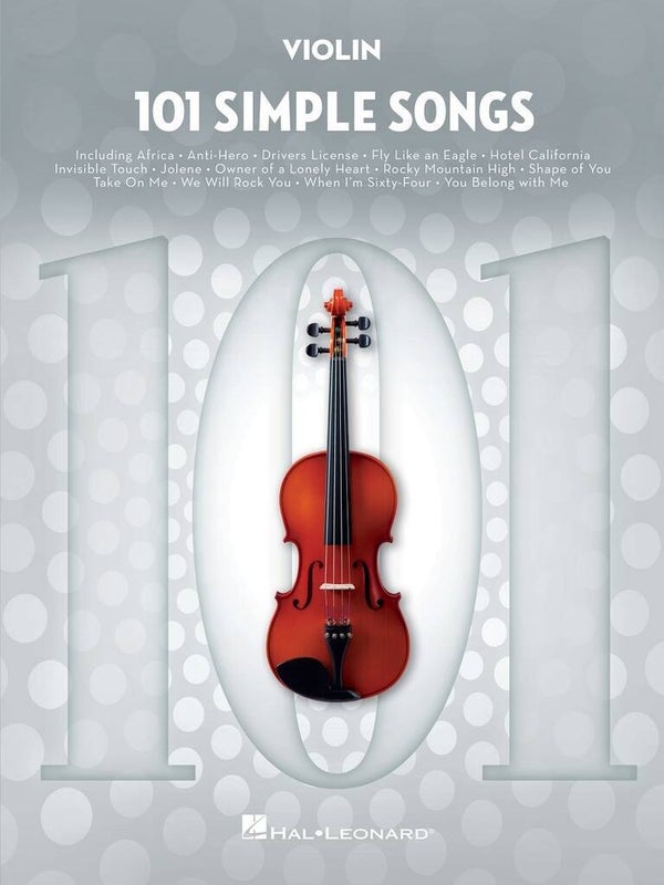 101 Simple Songs for Violin - Bladmuziek Hal Leonard