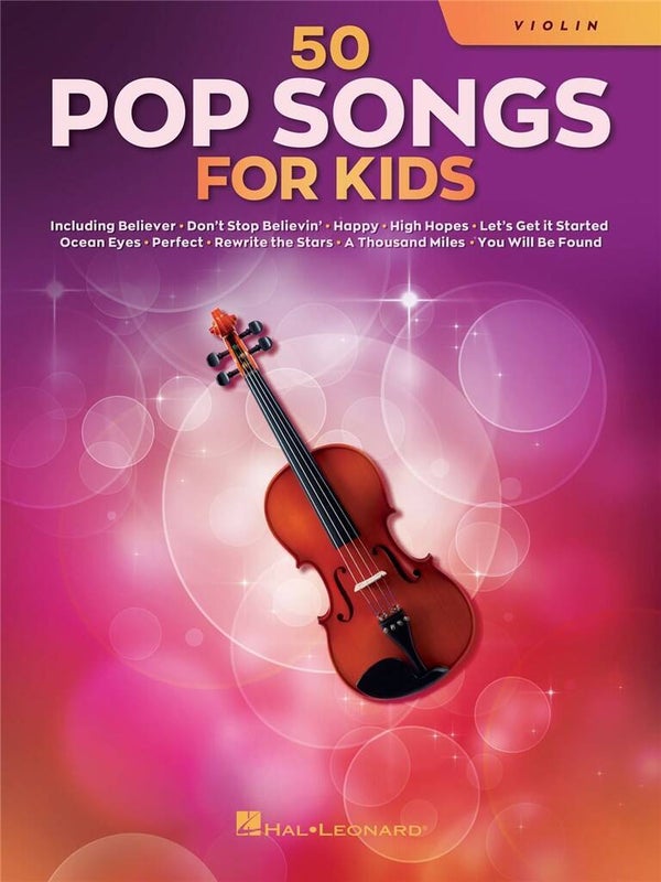 50 Pop Songs For Kids Viool - Hal Leonard