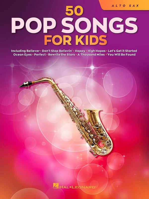 50 Pop Songs for Kids Altsaxofoon - Hal Leonard