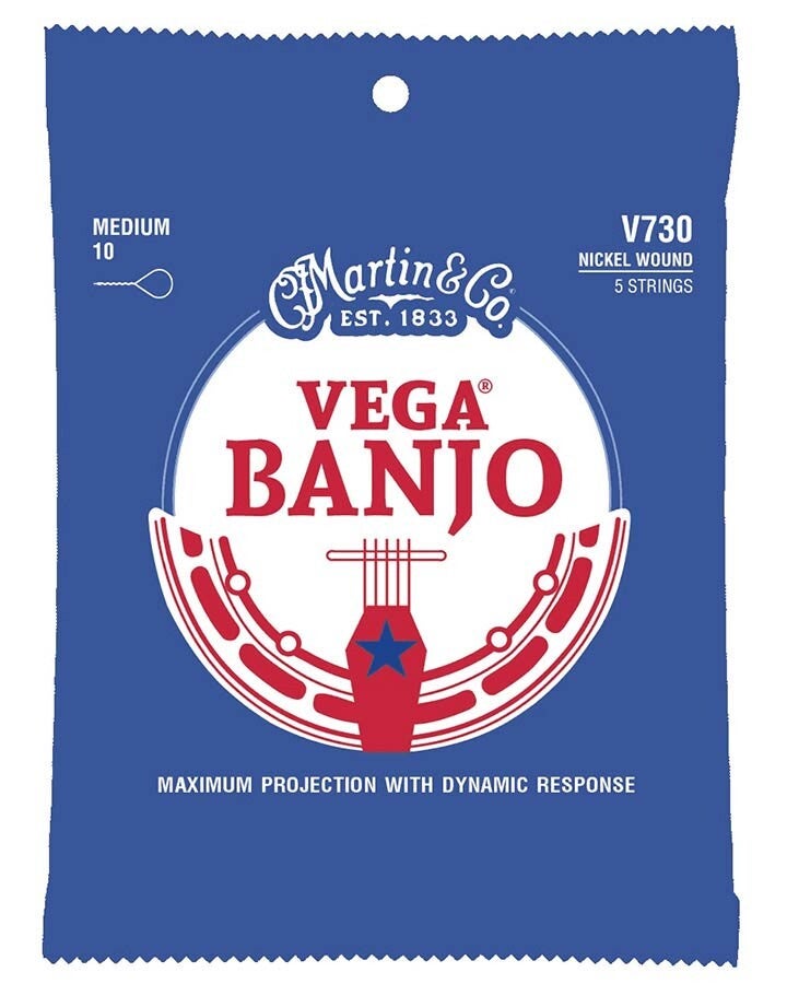 Banjo Snaren Set 5-snarige banjo Martin V730