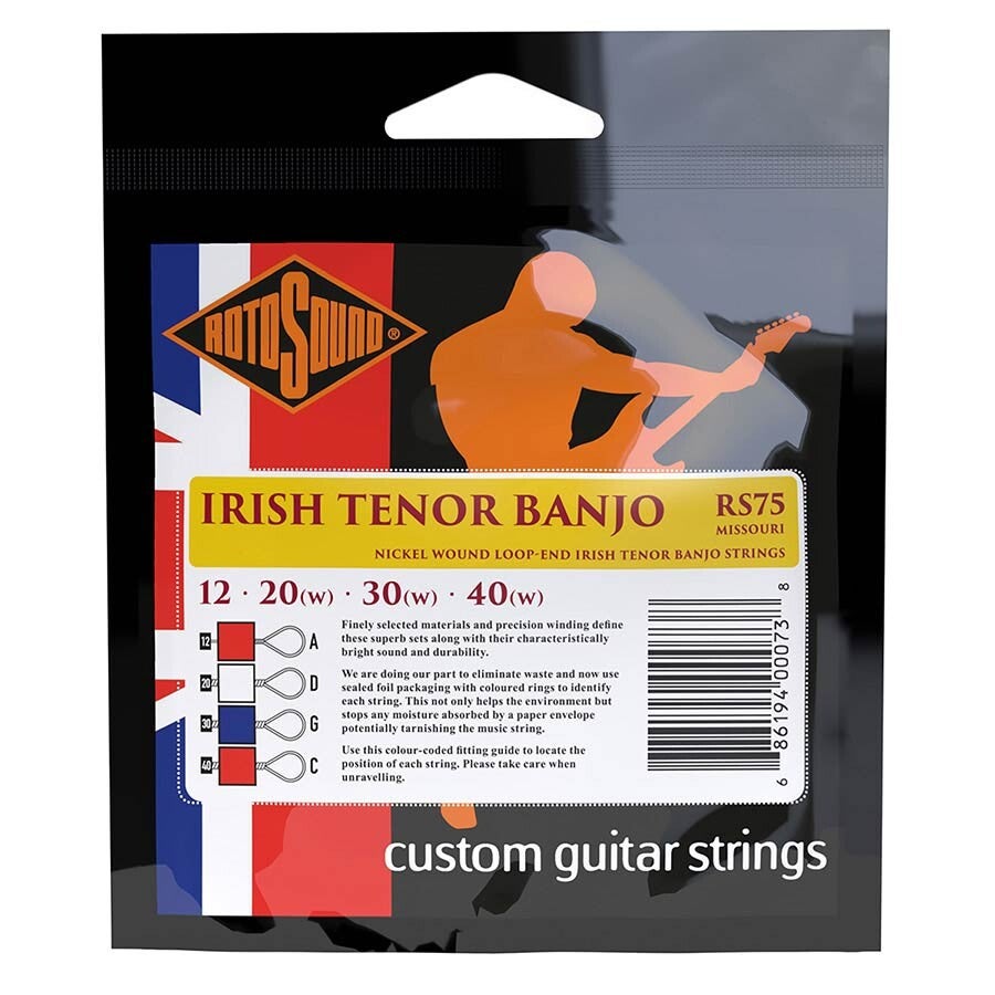 Banjo snaren set Tenorbanjo RS75 Rotosound Traditional Instruments