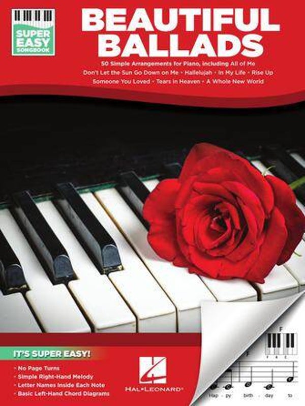 Beautiful Ballads Super Easy Songbook