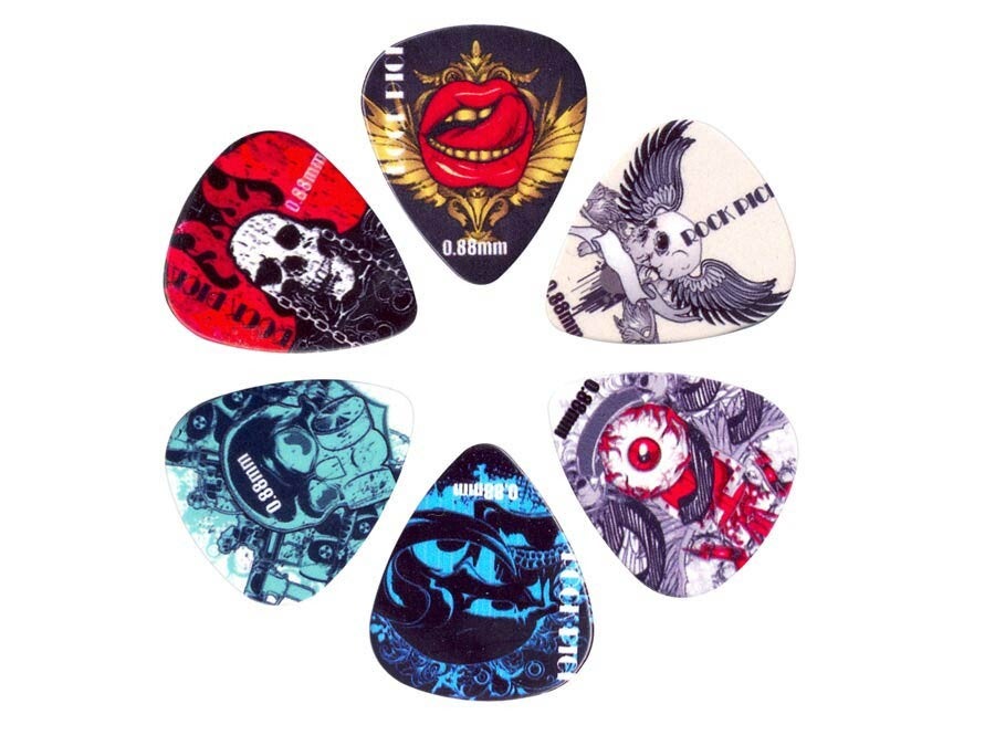 Plectrum Gitaar 6 stuks BRP6-088