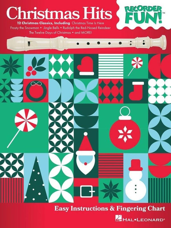 Christmas Hits - Recorder Fun! Blokfluit Hal Leonard