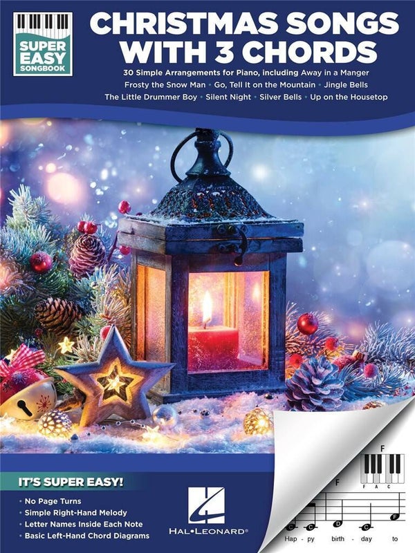 Christmas Songs with 3 Chords Super Easy Songbook