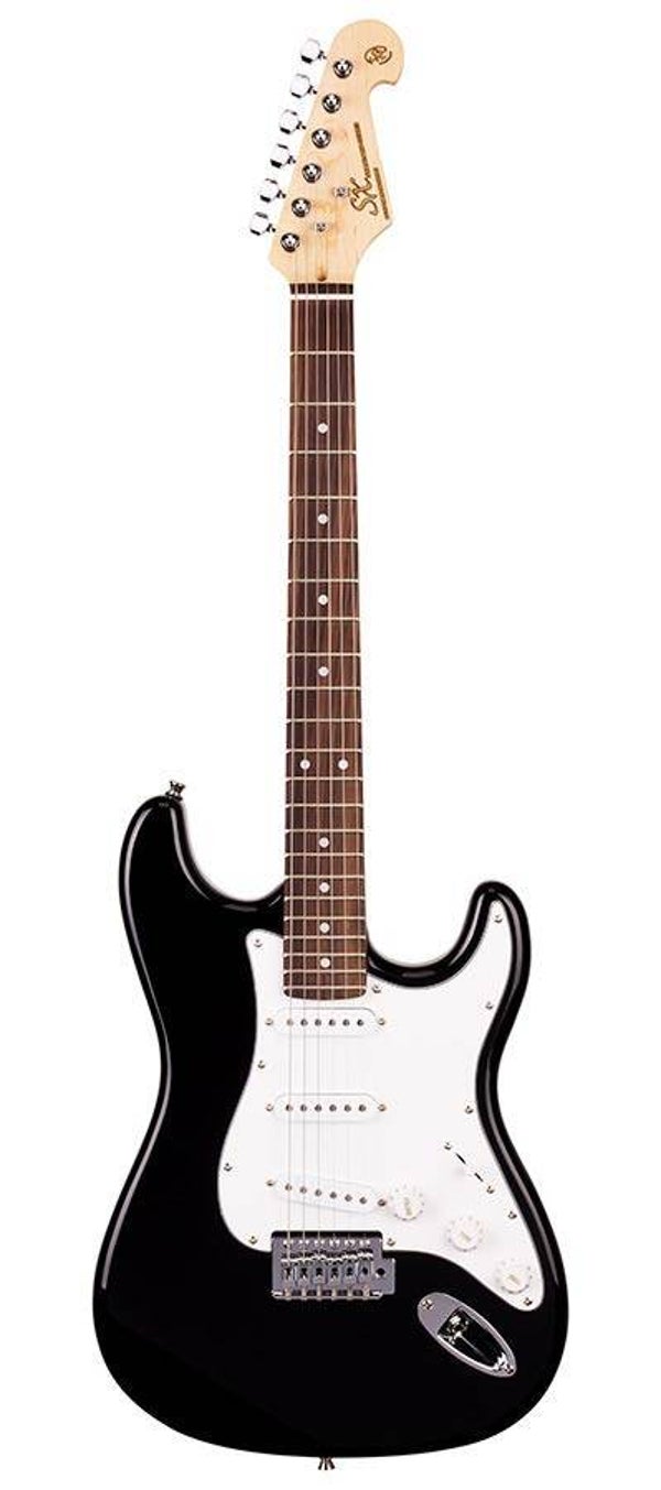 ED1/BK Elektrische gitaar SX Standard Series 3 single coil elementen vintage tremolo