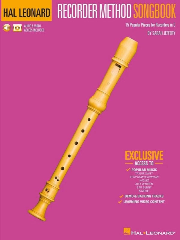 Hal Leonard Recorder Method Songbook