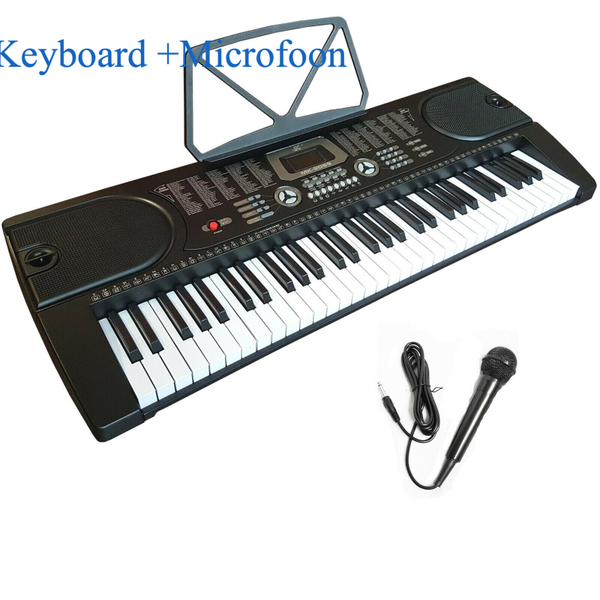 Keyboard met 61 toetsen en microfoon