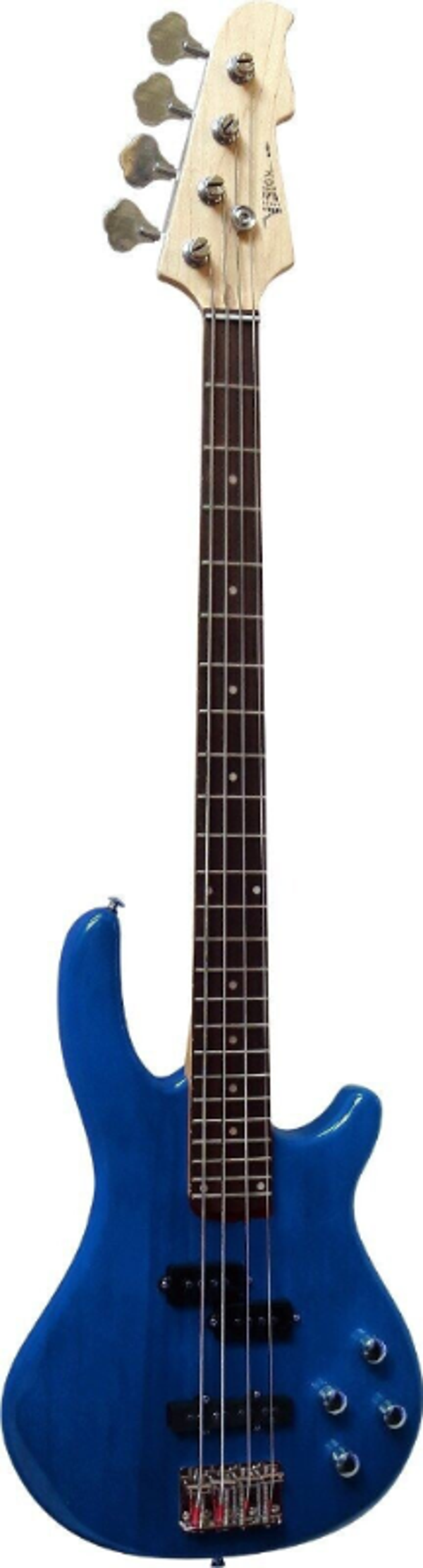 Basgitaar alle kleuren met aansluitkabel voor beginners