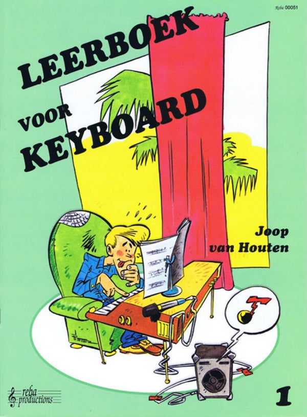 Leerboek voor Keyboard alle delen -  Reba Productions.