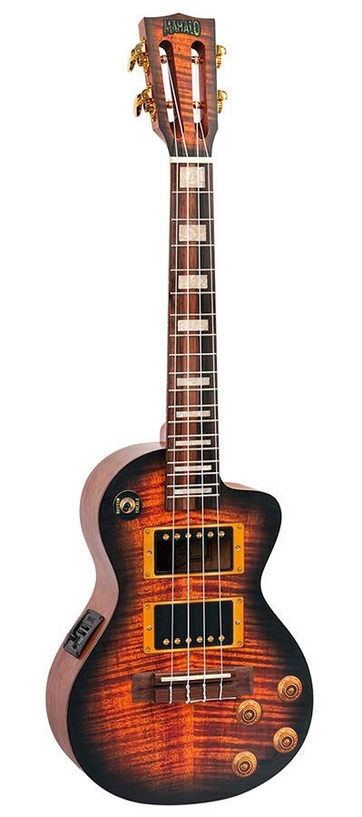 Mahalo Artist Elite Series tenor ukulele electric guitar MA3EG