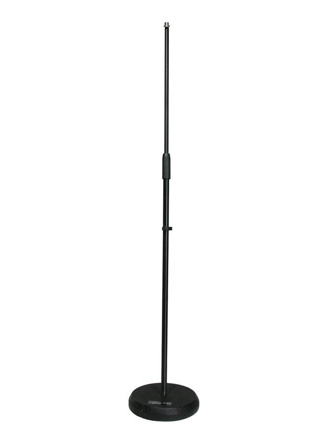 MS-1100-BK Boston microfoonstatief met ronde voet