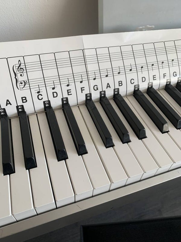 Piano toetsenkaart Hal Leonard voor 88 toetsen