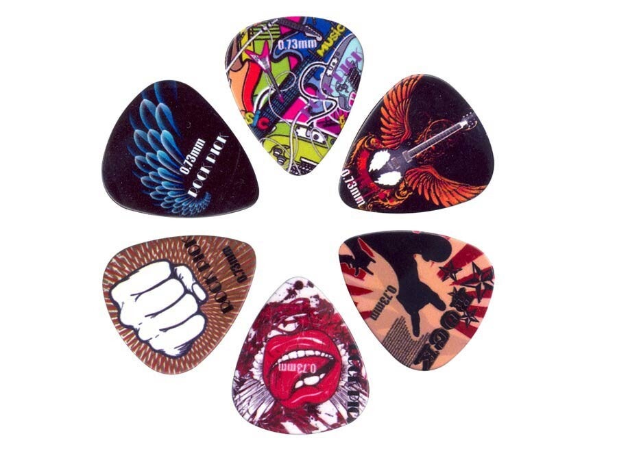 Plectrum Gitaar 6 stuks BRP6-060