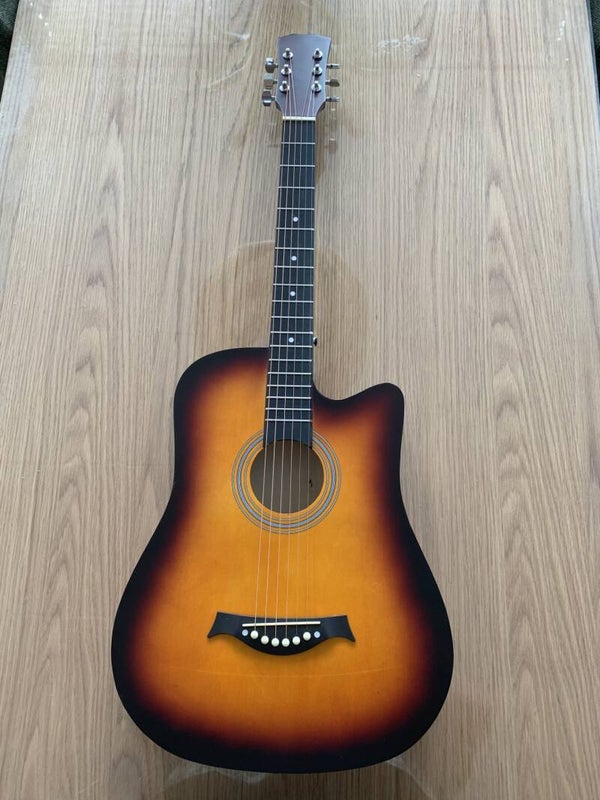 Akoestische gitaar Cutaway Sunburst Mat 4/4