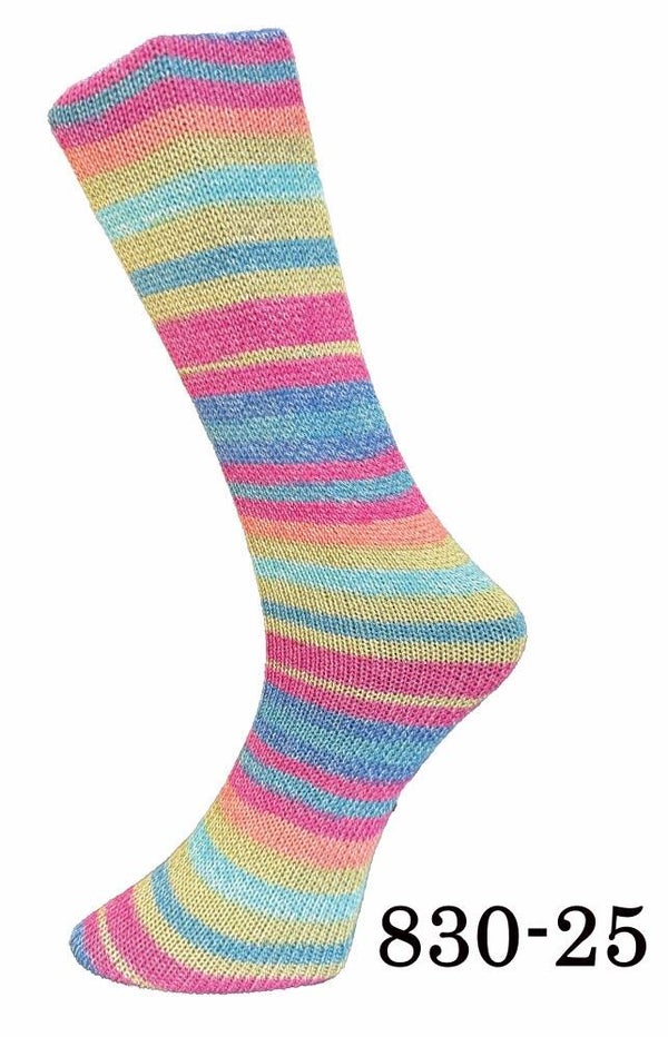 Sockenwolle mit Baumwolle