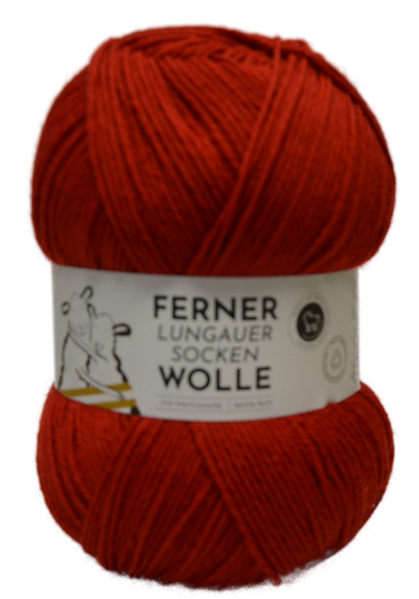Lungauer Sockenwolle 6fach uni Farbe LU6-07