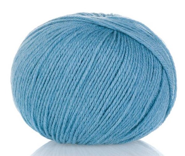 Vielseitige Seide Ferner Wolle V909 jeansblau