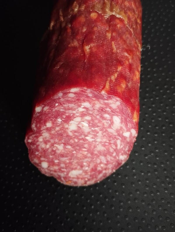 Salami Natur vom Zwergzebu 100% Rindfleisch