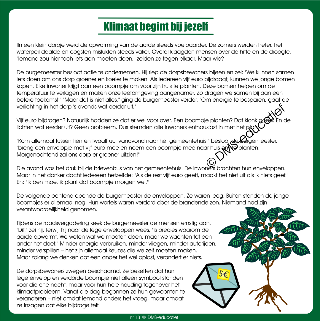 Klimaat begint bij jezelf (nr13)