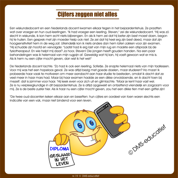 Cijfers zeggen niet alles (nr19)