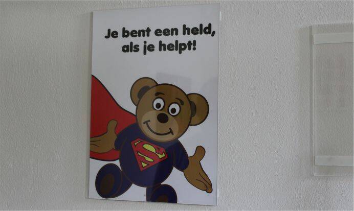 Wissellijst portrait met poster van Beertje Anders