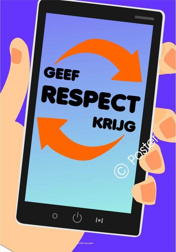 Poster 'Geef respect, krijg respect' A3