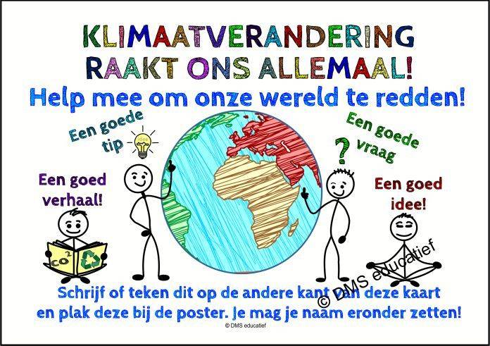 Help mee om de aarde te redden - klimaatverandering