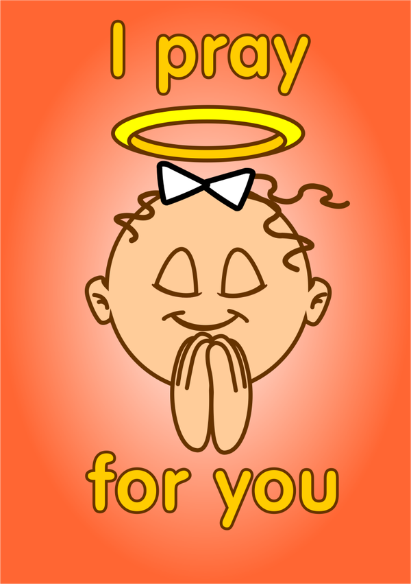 Bidkaart 'I pray for you'