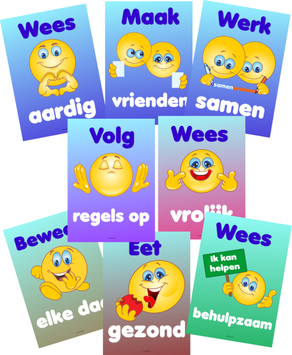 Posterset 'Goede voornemens' A3