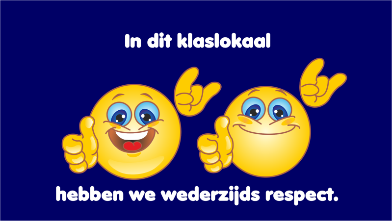 Week tegen pesten - respect in het klaslokaal