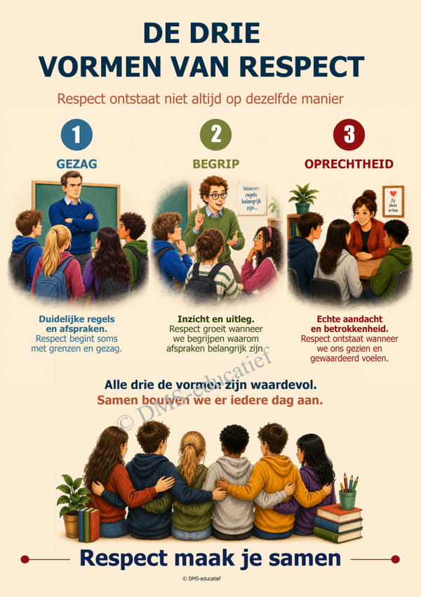 Verhaalposter 'De drie vormen van respect' (A3)