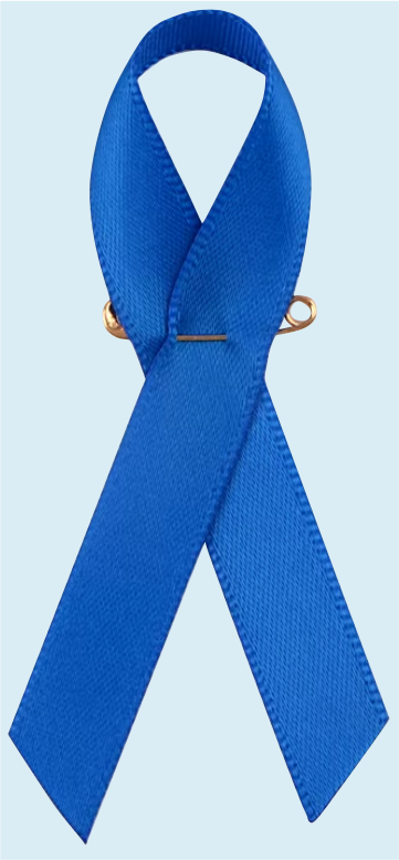 Blauw lintje tegen pesten