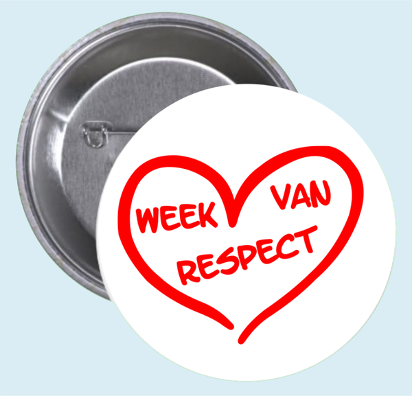 Button Hartje Week van respect
