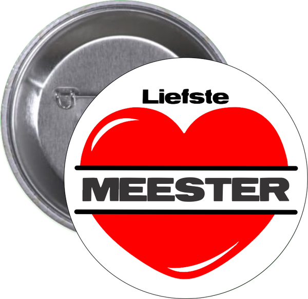 Button Liefste Meester