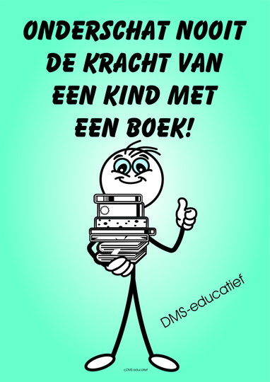 Lees poster 'Onderschat nooit de kracht' A3