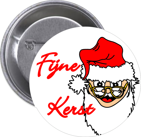 Button 'Fijne Kerst'