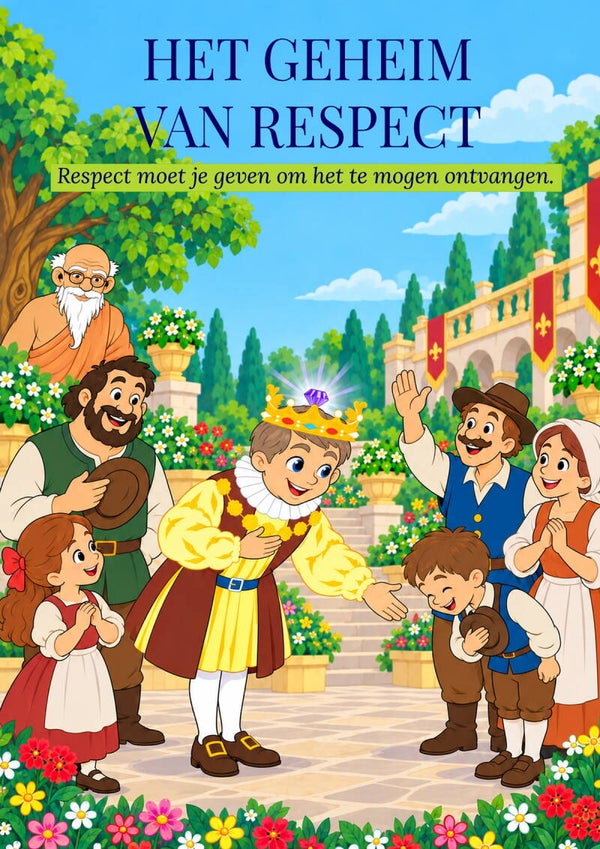 Vertelplaat ‘Het geheim van respect’ (A3) – respect geven & ontvangen