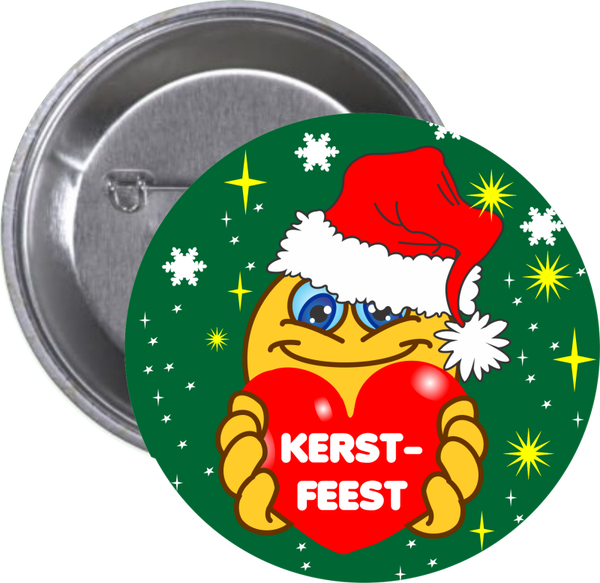 Button 'Kerstfeest'