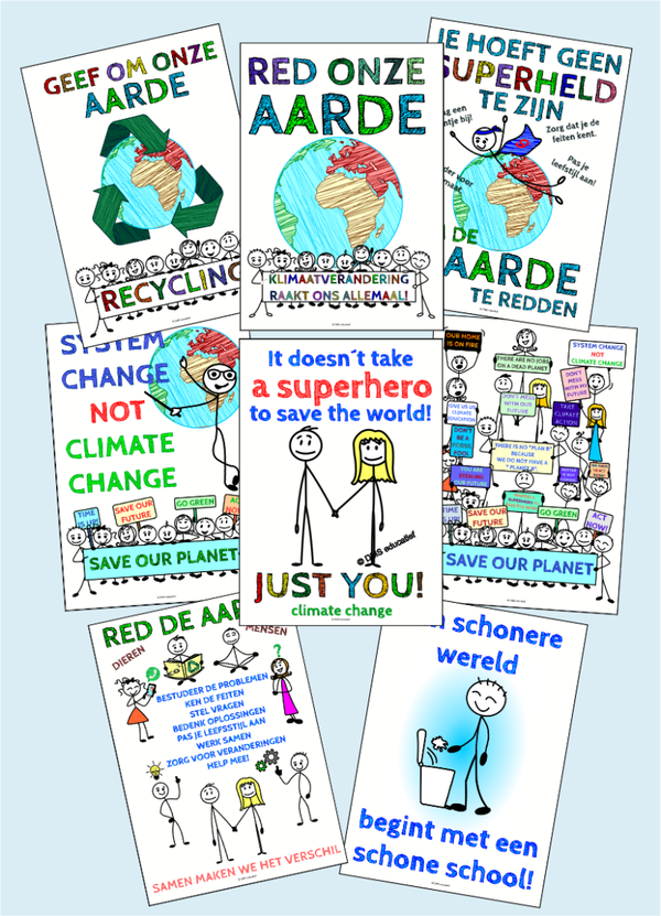 Posterset 'Klimaatverandering' A3